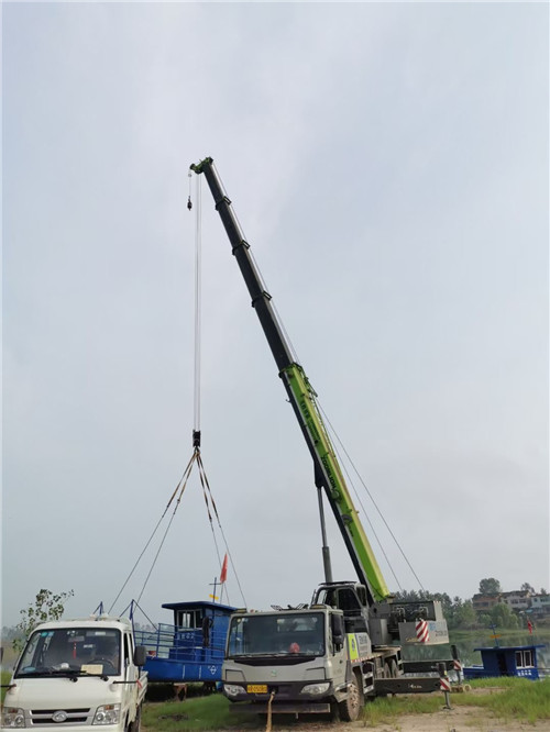 融水桥梁建设吊装案例